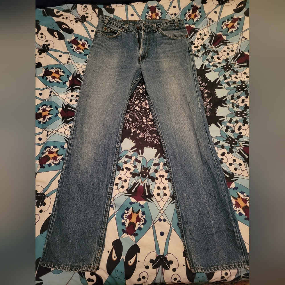 Men's Vintage Orange Tab Levi's Jeans 32x34